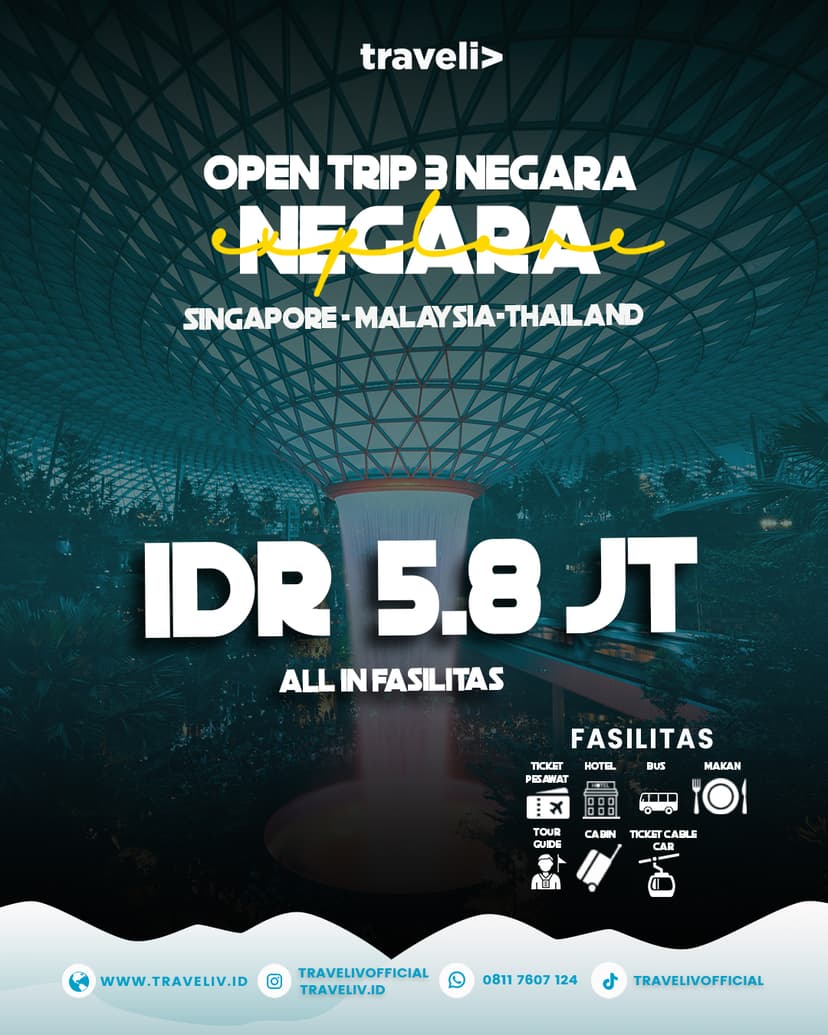 Open Trip 3 Negara